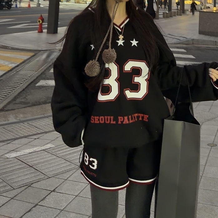 PALETTE-Q東大門㊣代購女裝新品休閑真品推薦25秋冬衛衣加絨PALETTE-Q衛衣