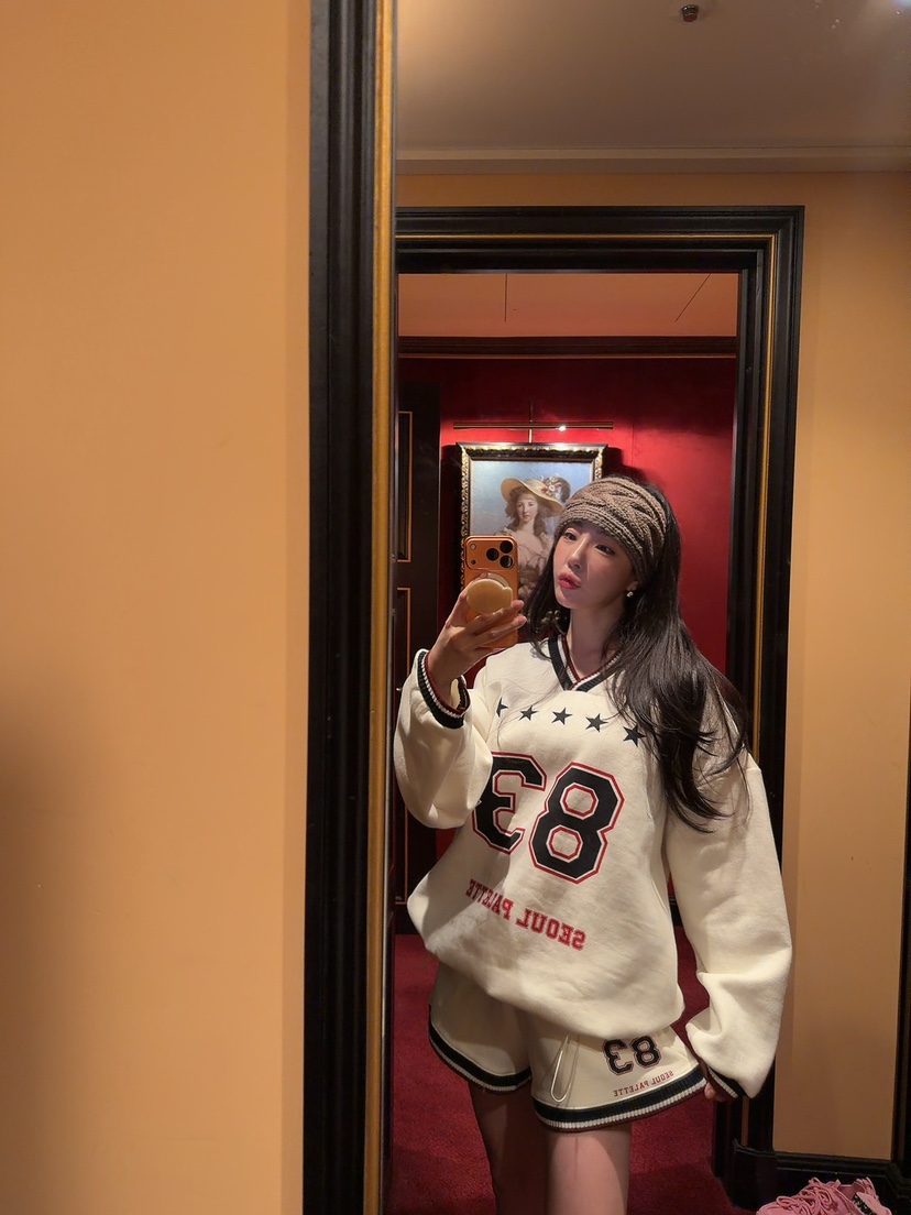 PALETTE-Q東大門㊣代購女裝新品休閑真品推薦25秋冬衛衣加絨PALETTE-Q衛衣