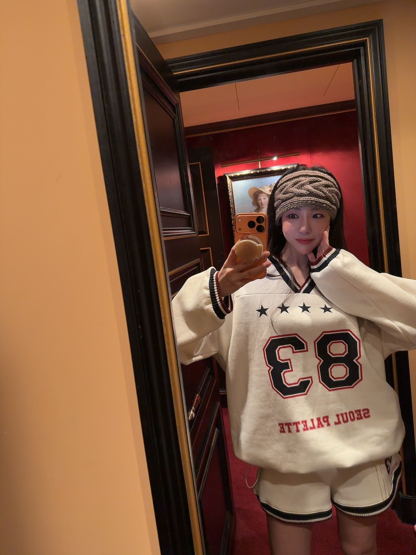 PALETTE-Q東大門㊣代購女裝新品休閑真品推薦25秋冬衛衣加絨PALETTE-Q衛衣