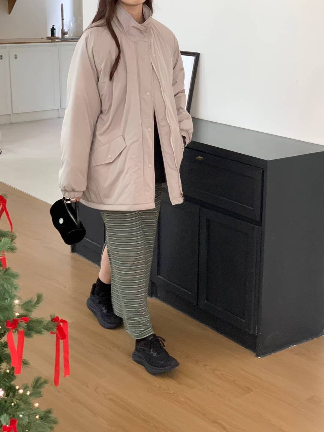 ONEMORETHING東大門㊣直郵女裝新款休閑人氣時尚短款棉服填充ONEMORETHING短款棉服