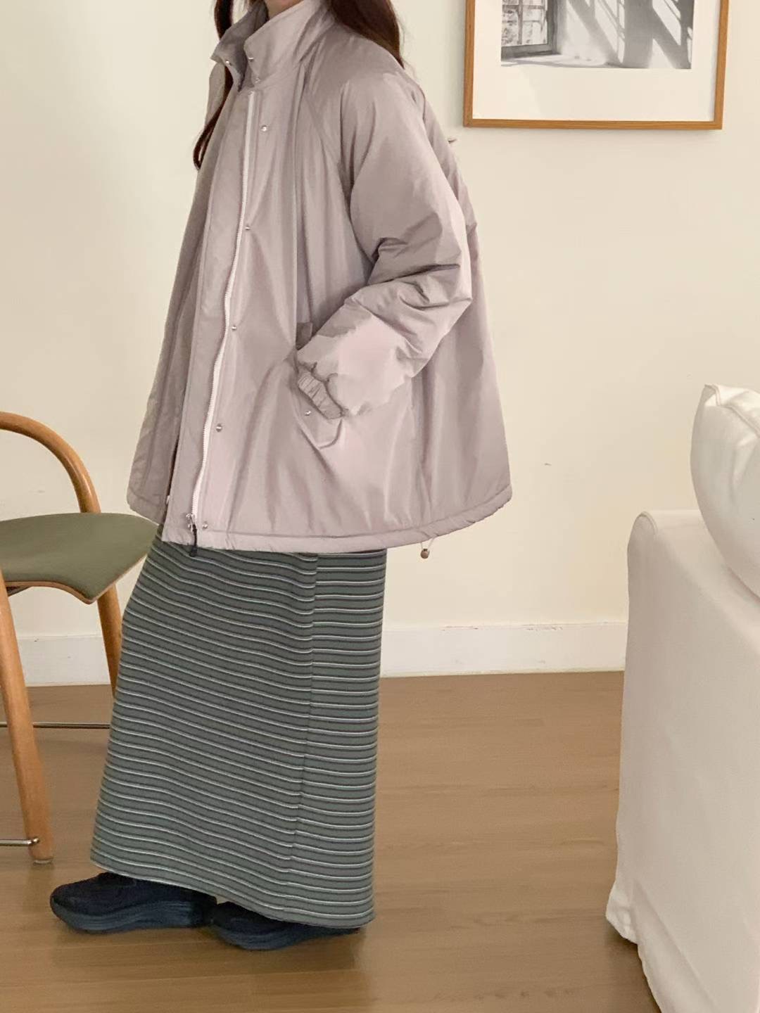 ONEMORETHING東大門㊣直郵女裝新款休閑人氣時尚短款棉服填充ONEMORETHING短款棉服