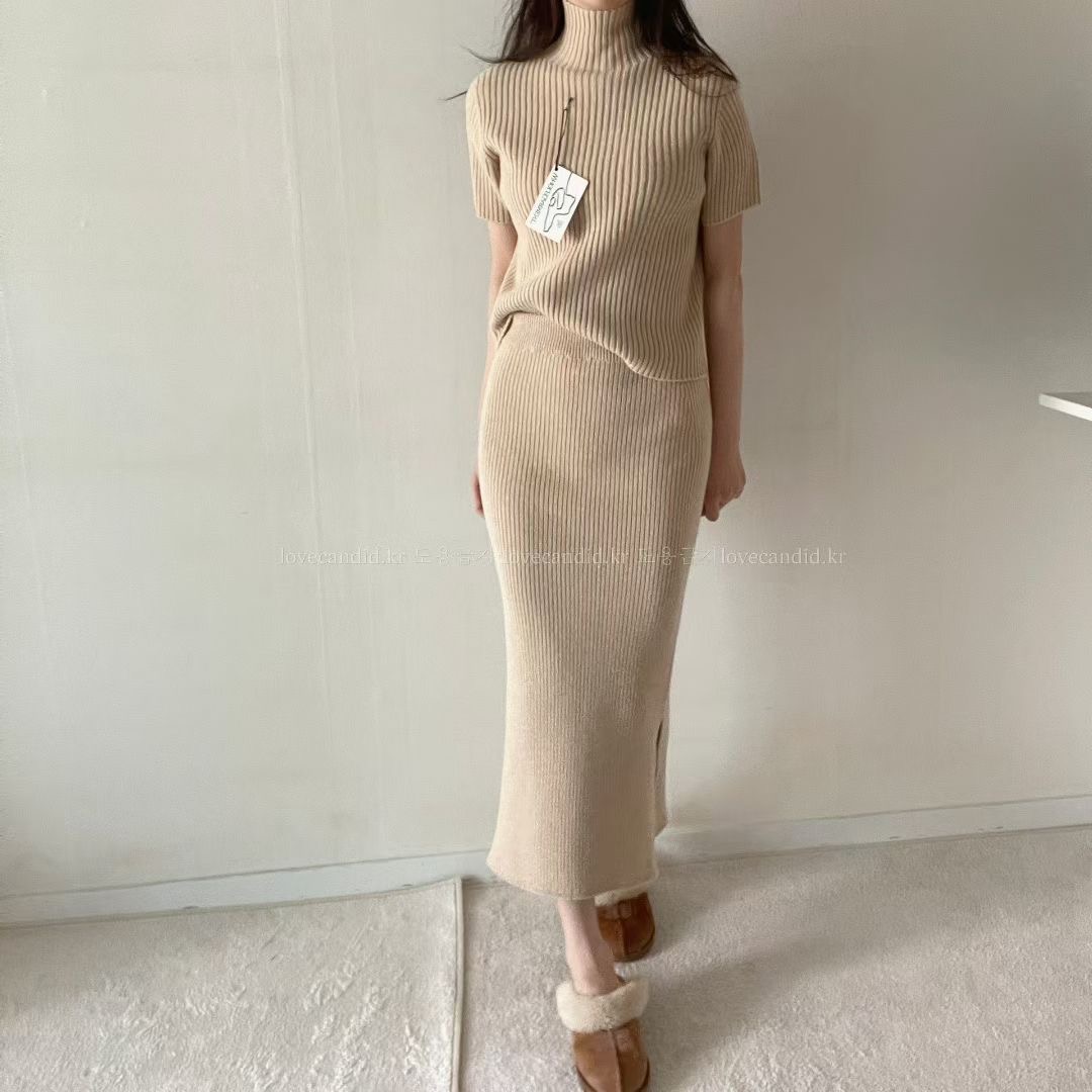 BOUND東大門㊣代購女士新款職業推薦真品25秋冬休閑人氣長裙BOUND長裙圖色1