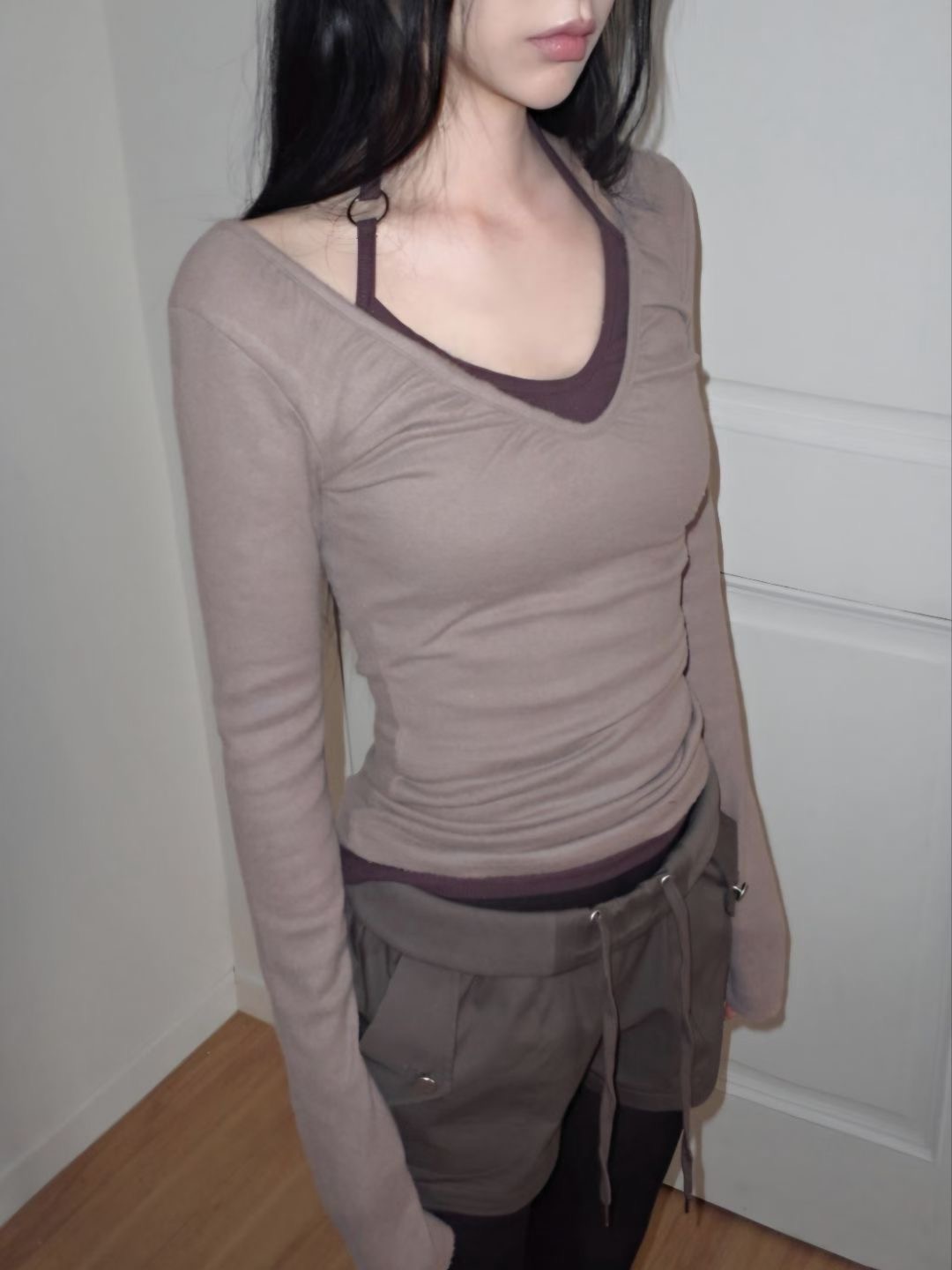 MEILLEUR韓國直郵㊣女士新品休閑時尚人氣推薦職業真品長袖T恤MEILLEUR長袖T恤