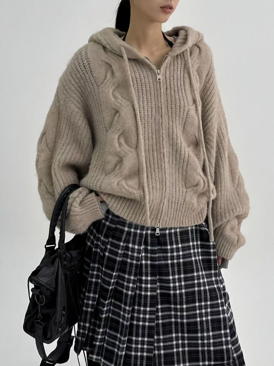 MEILLEUR東大門㊣代購女士新品人氣熱賣職業夾克連帽拉鏈衫MEILLEUR夾克圖色1