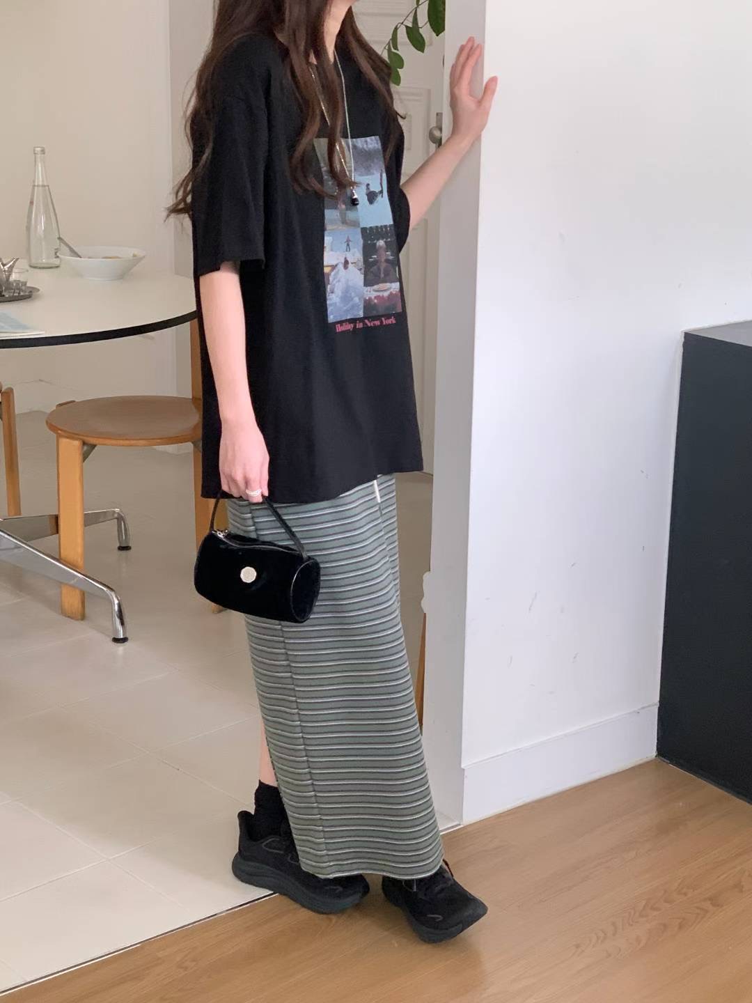 ONEMORETHING東大門㊣直郵女裝新款職業休閑真品人氣推薦T恤ONEMORETHINGT恤