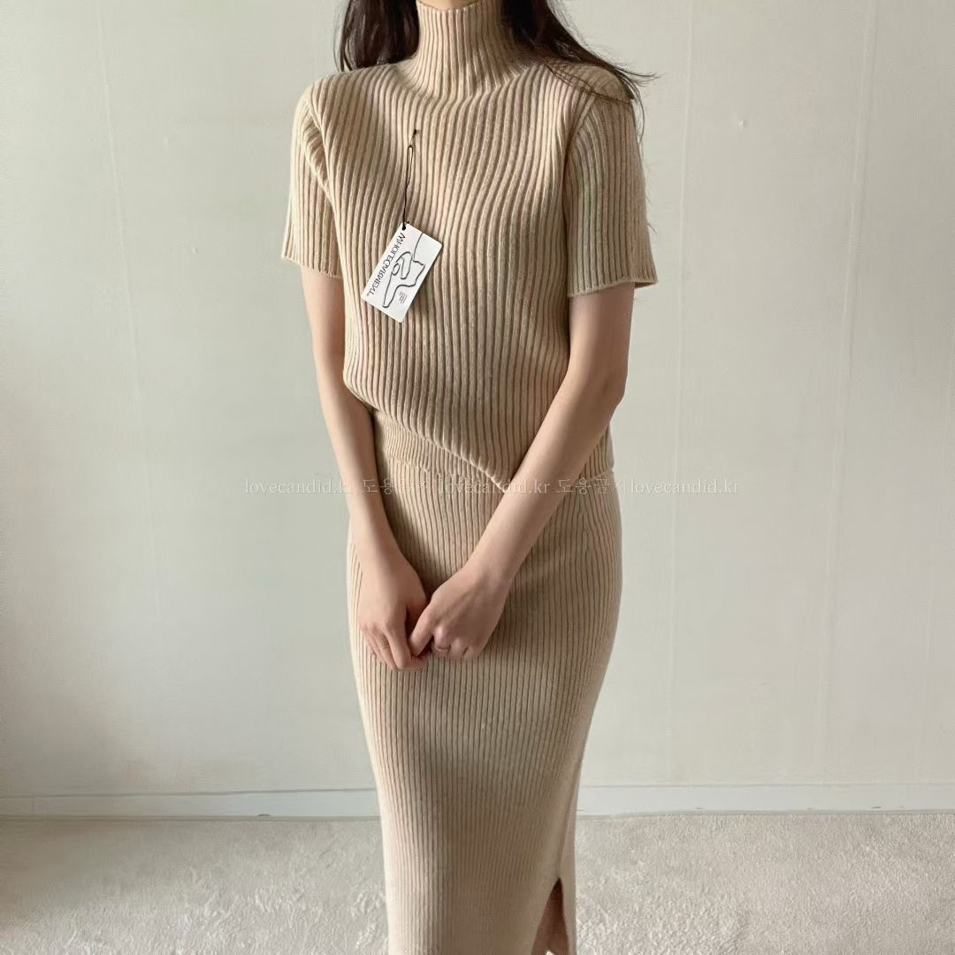 BOUND東大門㊣代購女士新品熱賣時尚人氣真品25秋冬職業針織衫BOUND針織衫圖色1