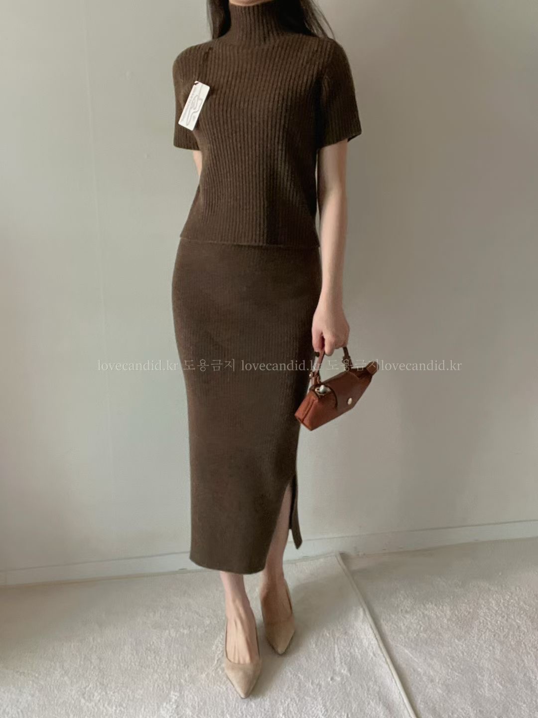 BOUND東大門㊣代購女士新品熱賣時尚人氣真品25秋冬職業針織衫BOUND針織衫圖色2