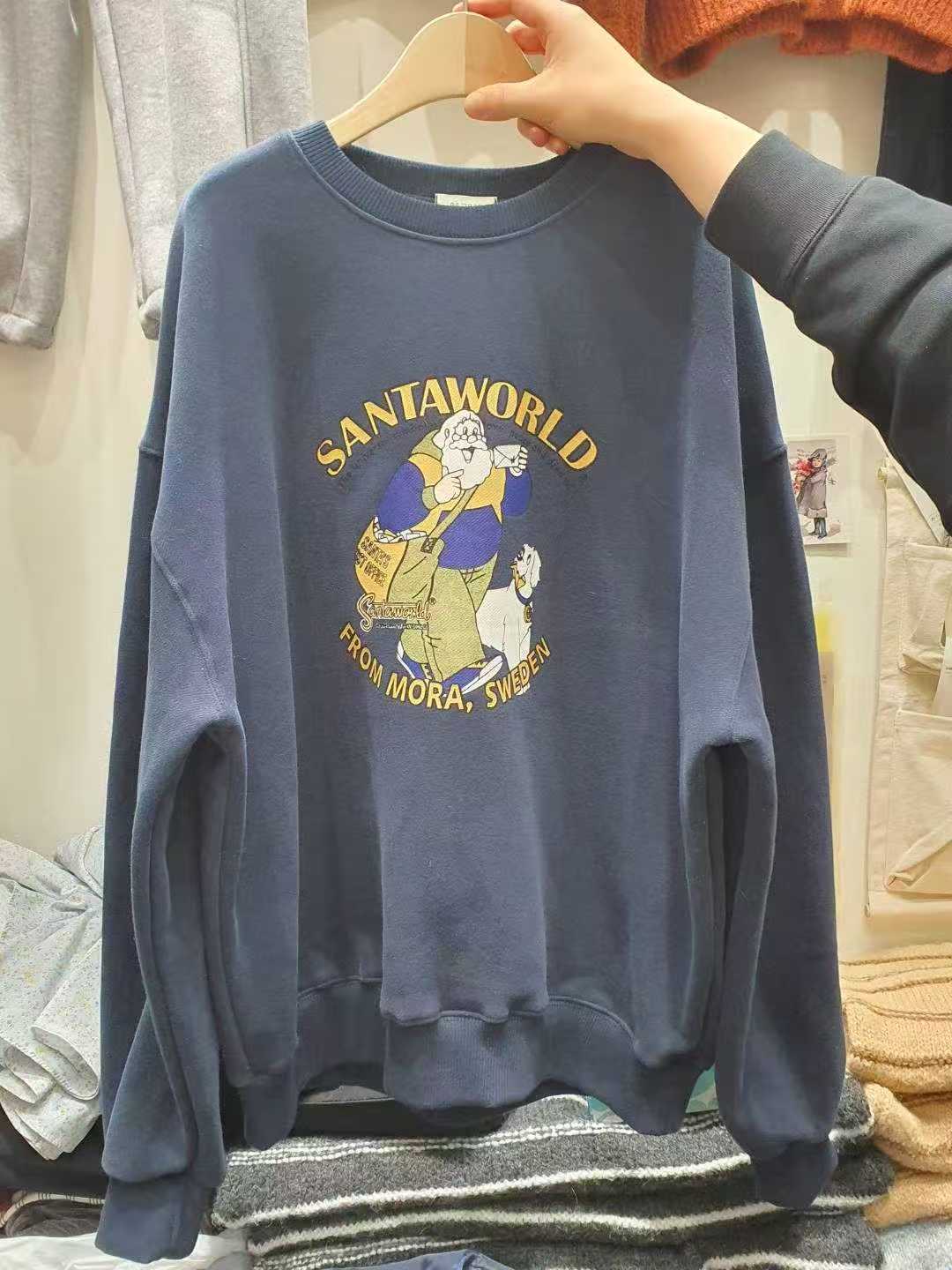 ONEMORETHING東大門㊣代購女士新款25秋冬真品人氣衛衣加絨ONEMORETHING衛衣圖色2