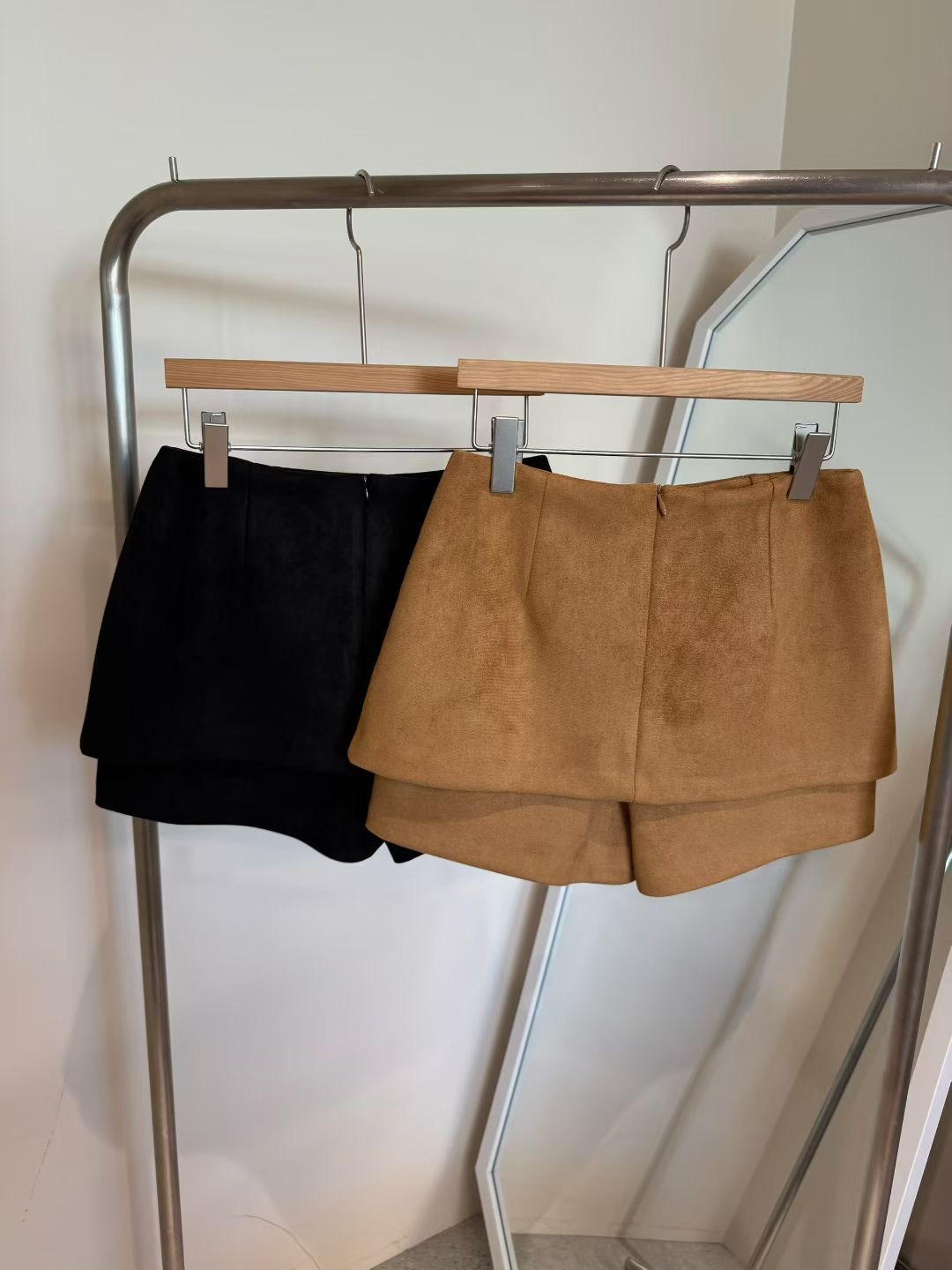 BOUND東大門㊣直郵女士新品推薦人氣職業休閑熱賣真品裙褲麂皮BOUND裙褲