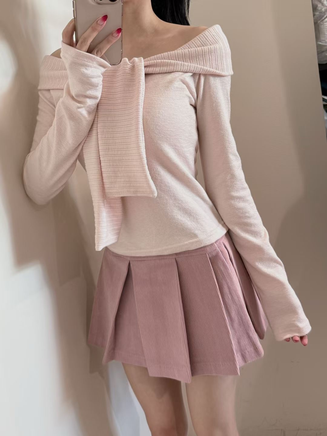 BOUND東大門㊣直郵女裝新品推薦真品時尚休閑25秋冬長袖T恤BOUND長袖T恤圖色1