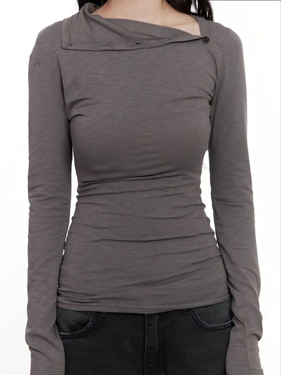 MEILLEUR韓國直郵㊣女裝新品休閑人氣時尚推薦25秋冬長袖T恤MEILLEUR長袖T恤圖色1