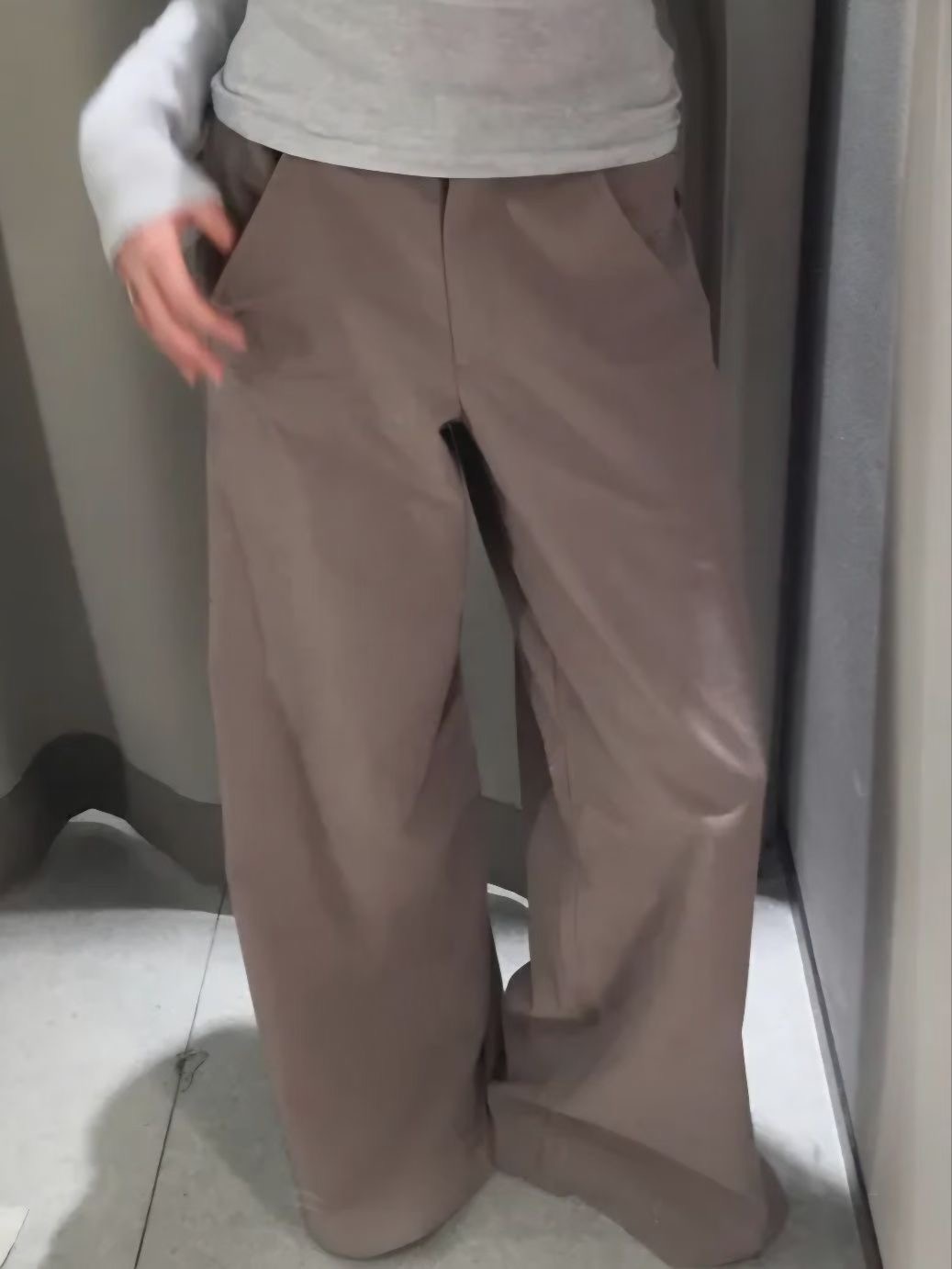 MEILLEUR東大門㊣直郵女士新款人氣職業熱賣真品休閑褲口袋MEILLEUR休閑褲圖色2