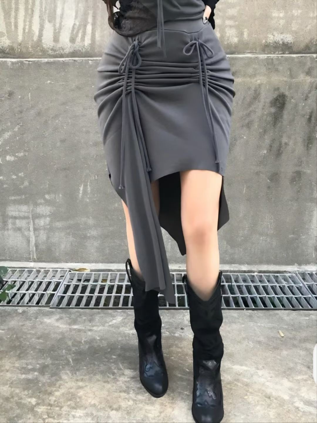 MEILLEUR韓國直郵㊣女裝新款人氣推薦休閑25秋冬半身裙中短裙MEILLEUR半身裙/中短裙圖色2