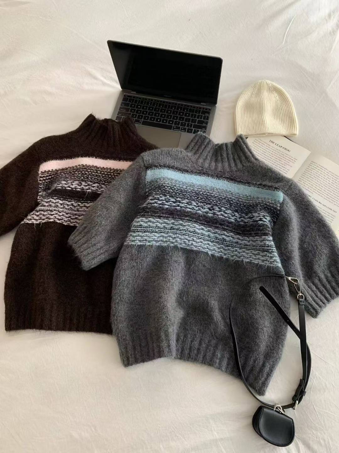 ONEMORETHING東大門㊣實拍女裝新品人氣推薦真品針織衫混紡ONEMORETHING針織衫