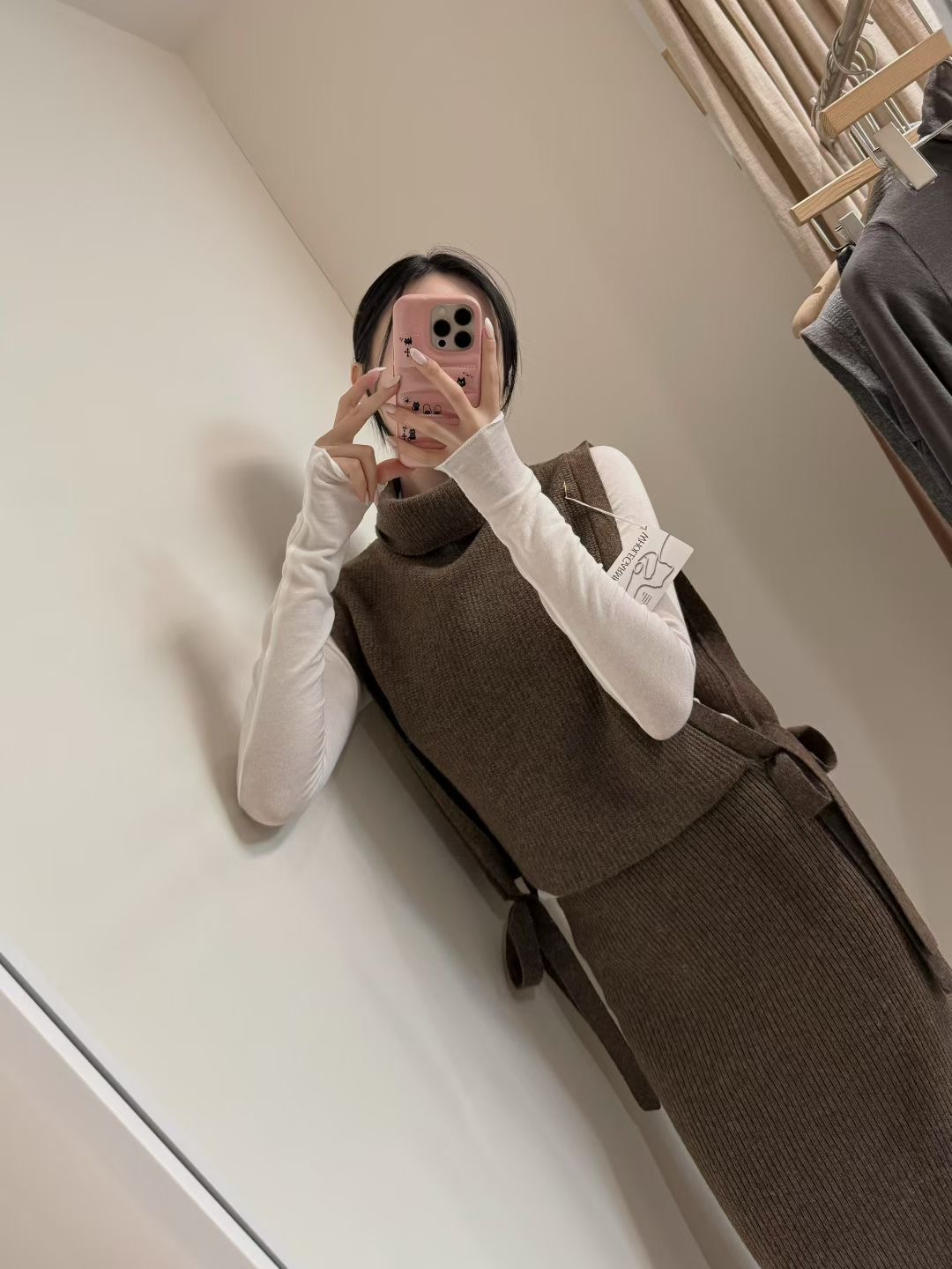 BOUND韓國直郵㊣女士新款休閑時尚吊帶背心不含內搭保暖柔軟BOUND吊帶/背心圖色4