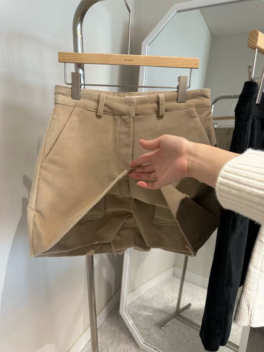 BOUND東大門㊣直郵女士新款25秋冬熱賣休閑職業人氣真品裙褲BOUND裙褲