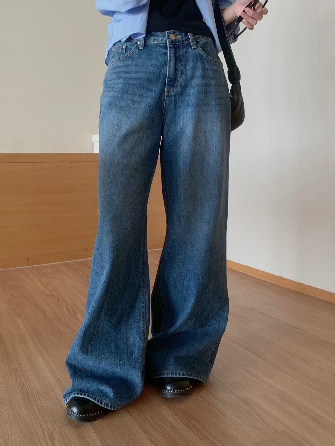 INDIGO-인디고-T韓國代購㊣女士新款推薦25秋冬時尚牛仔褲INDIGO牛仔褲