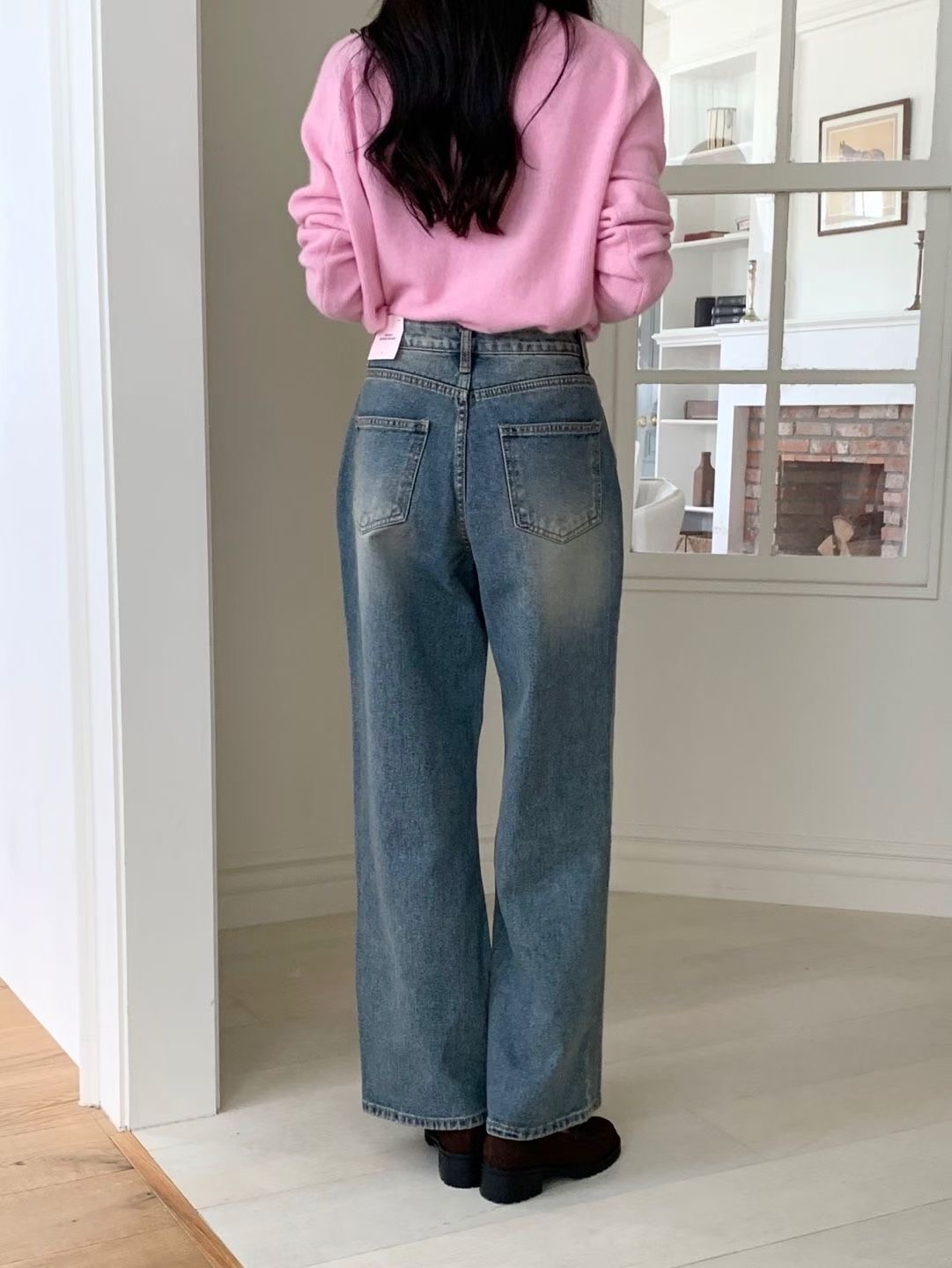 INDIGO-인디고-T東大門㊣代購女士新款職業人氣真品牛仔褲INDIGO牛仔褲