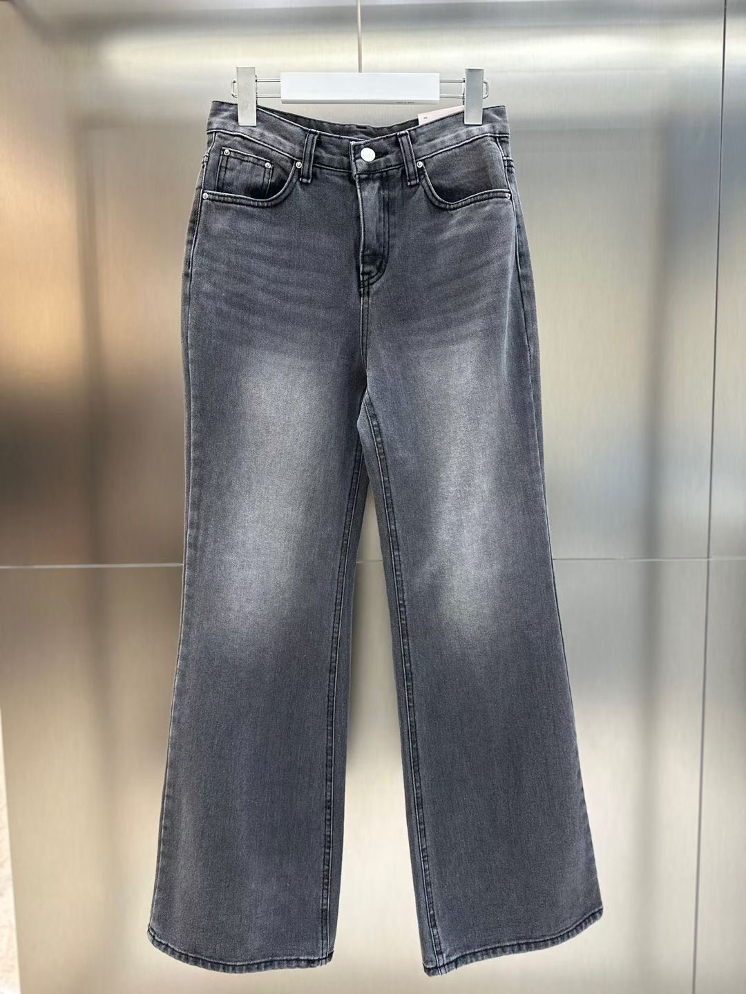 INDIGO-인디고-T韓國直郵㊣女裝新品時尚休閑職業25秋冬牛仔褲INDIGO牛仔褲圖色1