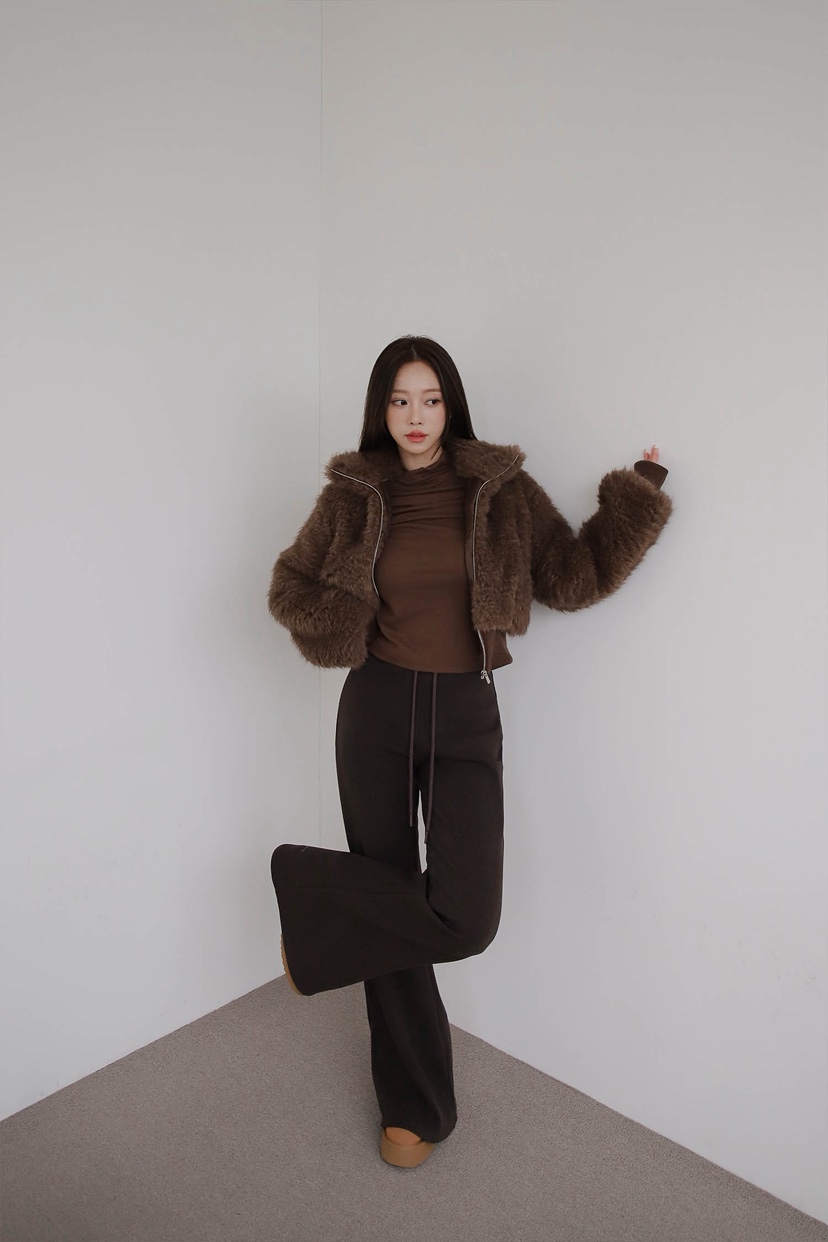 SLIT東大門㊣代購女裝新品25秋冬休閑真品人氣職業休閑褲綁帶SLIT休閑褲