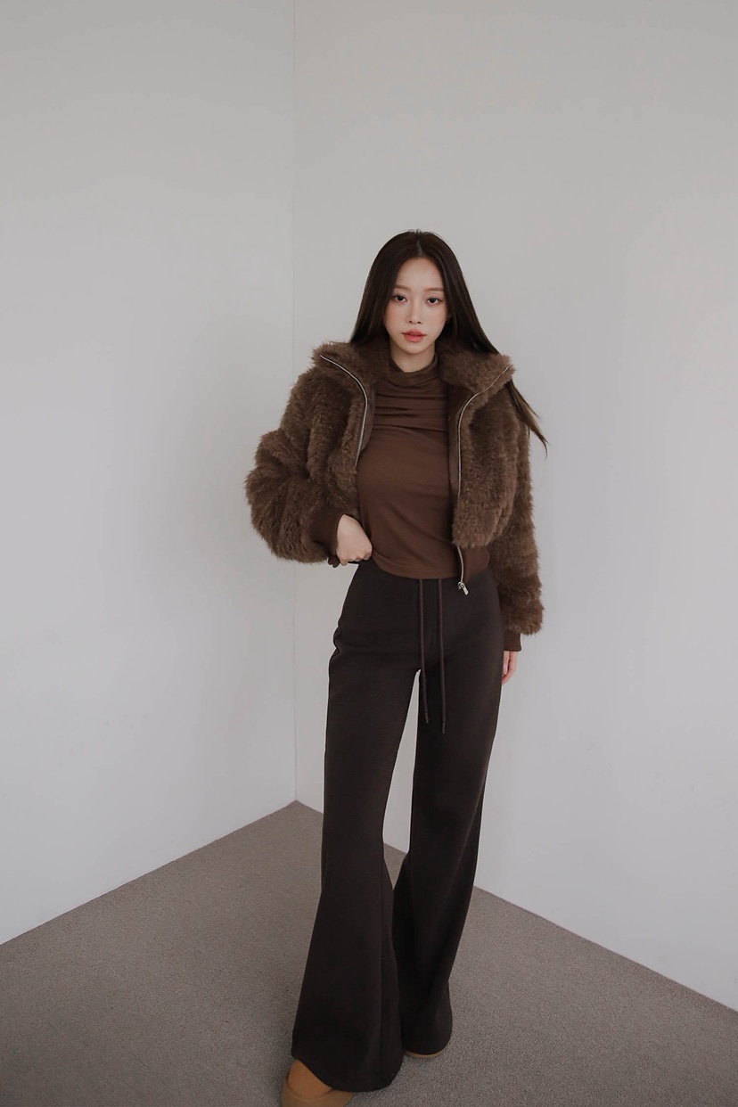 SLIT東大門㊣代購女裝新品25秋冬休閑真品人氣職業休閑褲綁帶SLIT休閑褲