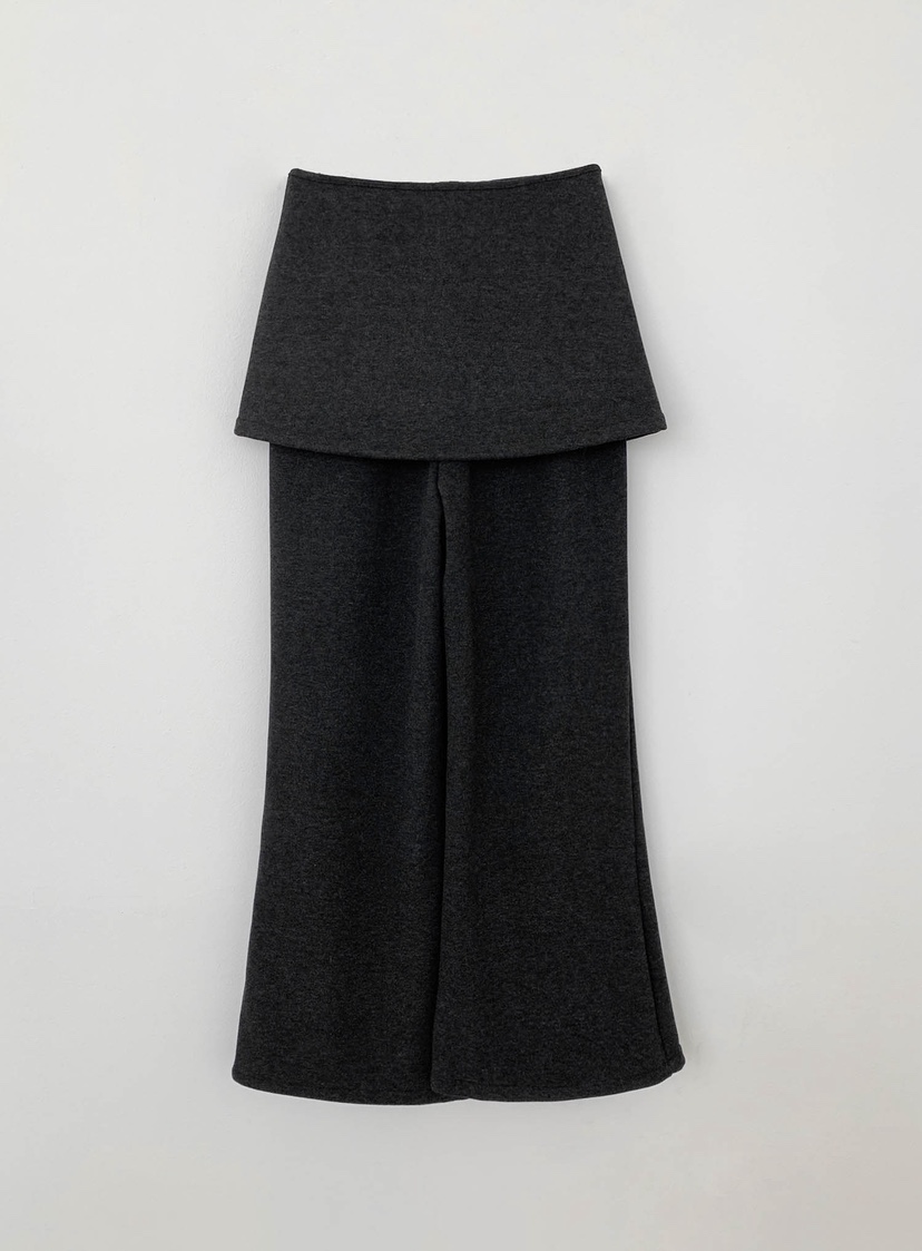 SLIT東大門㊣直郵女士新品推薦人氣職業熱賣25秋冬裙褲紐扣SLIT裙褲