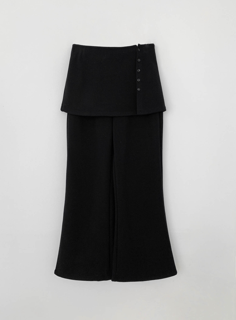 SLIT東大門㊣直郵女士新品推薦人氣職業熱賣25秋冬裙褲紐扣SLIT裙褲圖色2