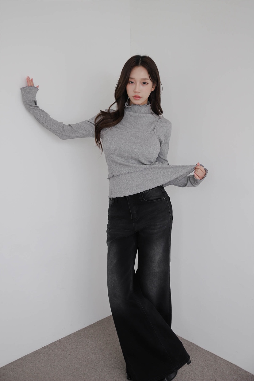 SLIT東大門㊣代購女士新品時尚25秋冬人氣職業真品推薦牛仔褲SLIT牛仔褲