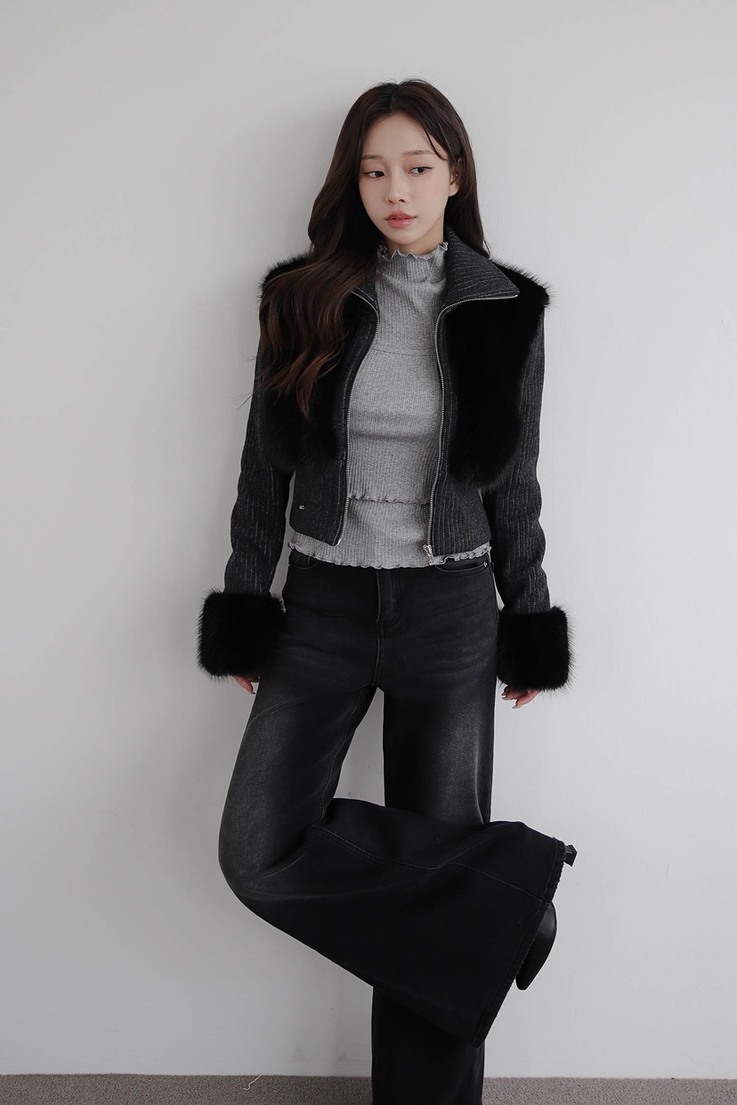 SLIT東大門㊣代購女士新品時尚25秋冬人氣職業真品推薦牛仔褲SLIT牛仔褲