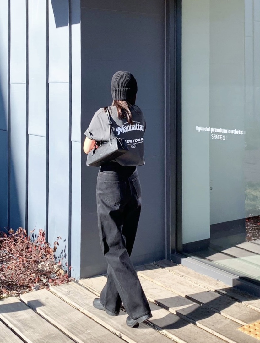 COURGETTE韓國直郵㊣女士新品人氣25秋冬推薦職業休閑牛仔褲COURGETTE牛仔褲