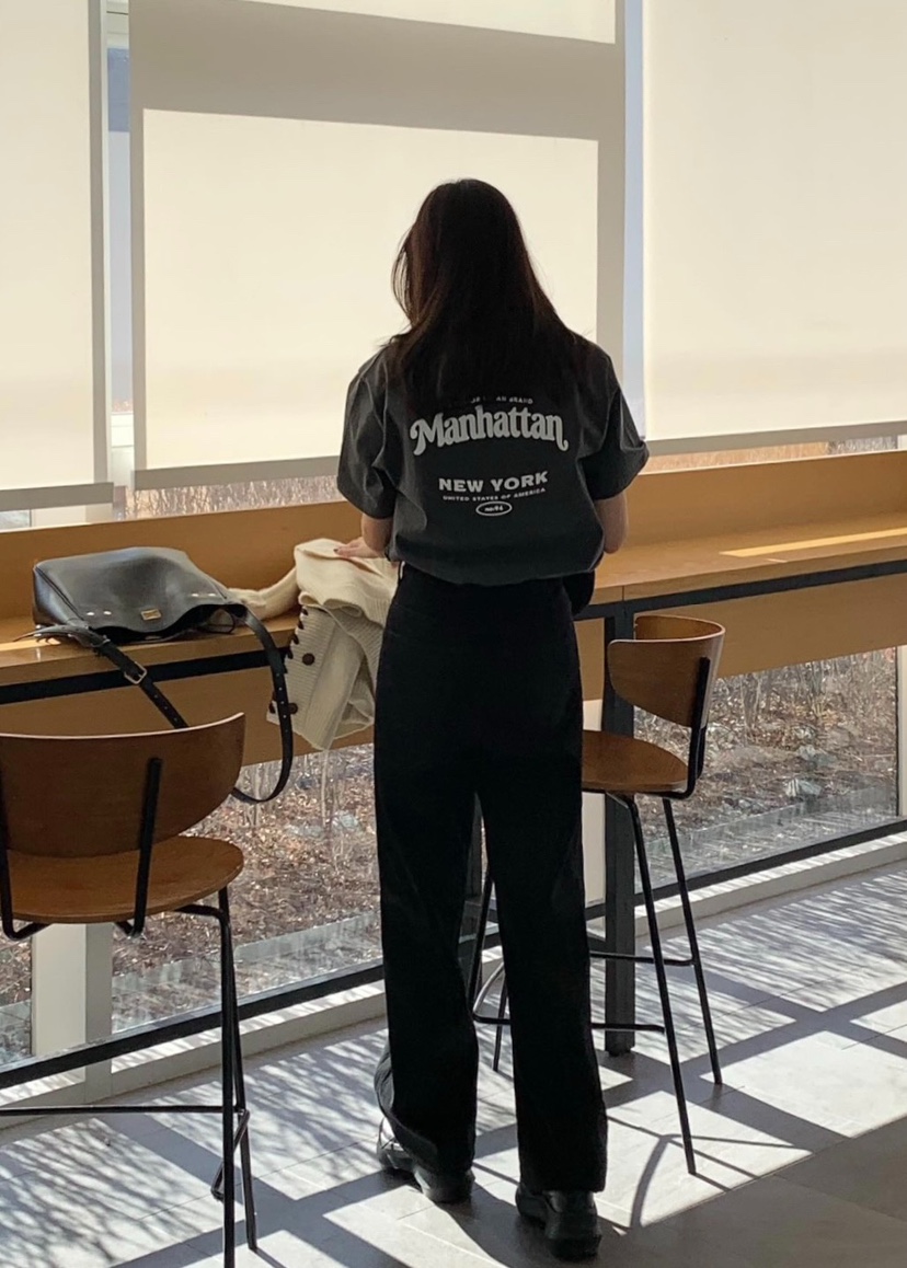 COURGETTE韓國直郵㊣女士新品人氣25秋冬推薦職業休閑牛仔褲COURGETTE牛仔褲