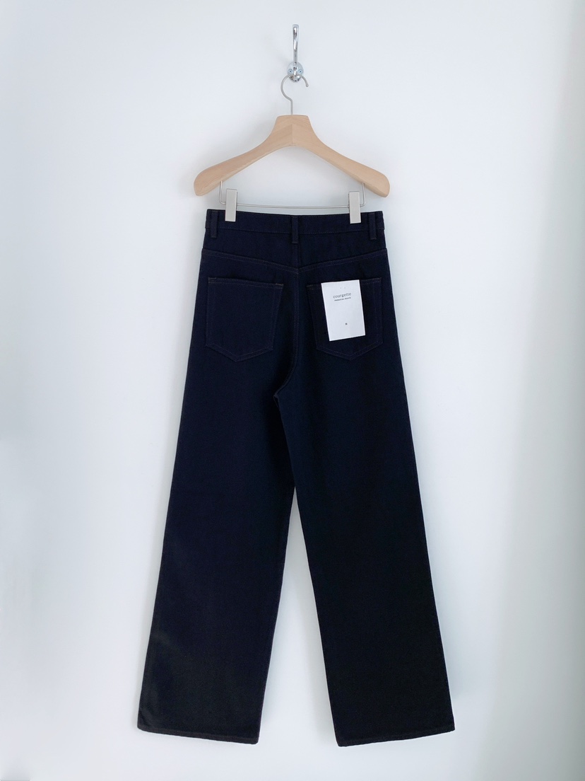 COURGETTE韓國直郵㊣女士新品人氣25秋冬推薦職業休閑牛仔褲COURGETTE牛仔褲