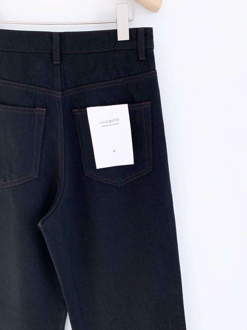 COURGETTE韓國直郵㊣女士新品人氣25秋冬推薦職業休閑牛仔褲COURGETTE牛仔褲