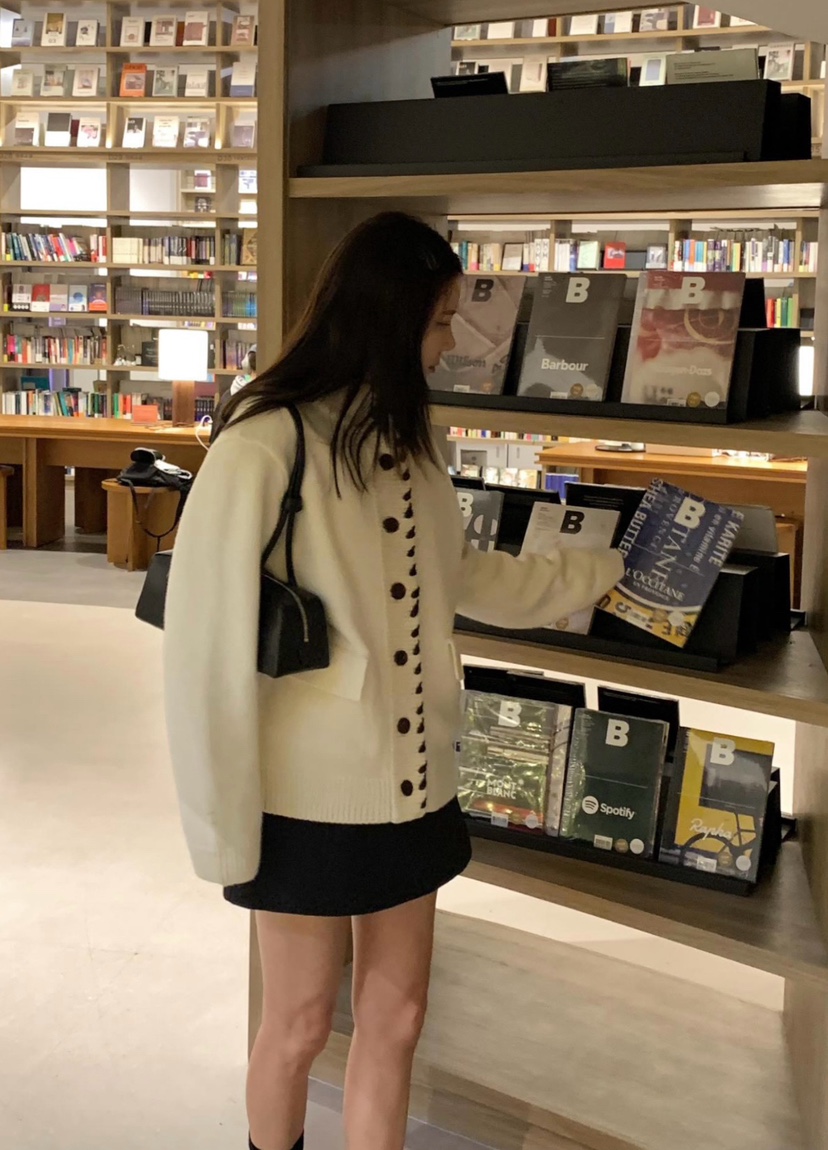 COURGETTE東大門㊣代購女士新品推薦時尚熱賣25秋冬休閑針織衫COURGETTE針織衫