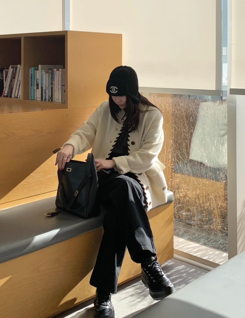 COURGETTE東大門㊣代購女士新品推薦時尚熱賣25秋冬休閑針織衫COURGETTE針織衫