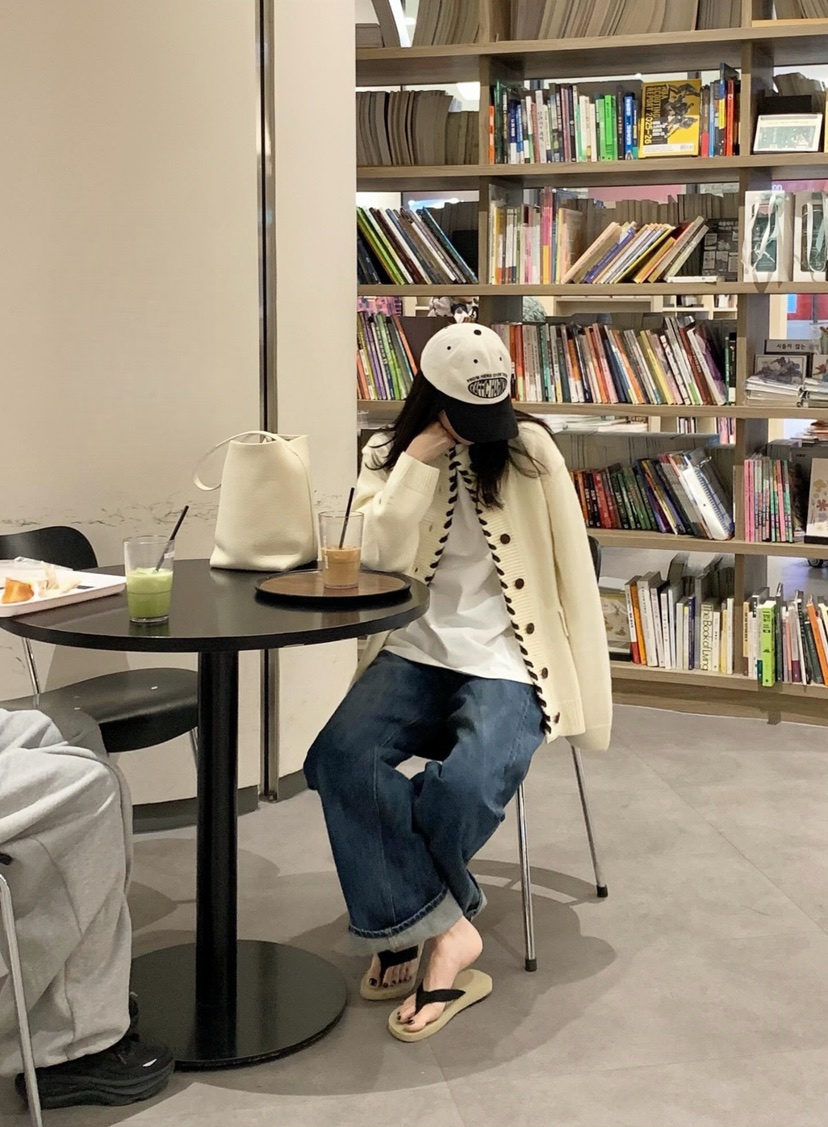 COURGETTE東大門㊣代購女士新品推薦時尚熱賣25秋冬休閑針織衫COURGETTE針織衫