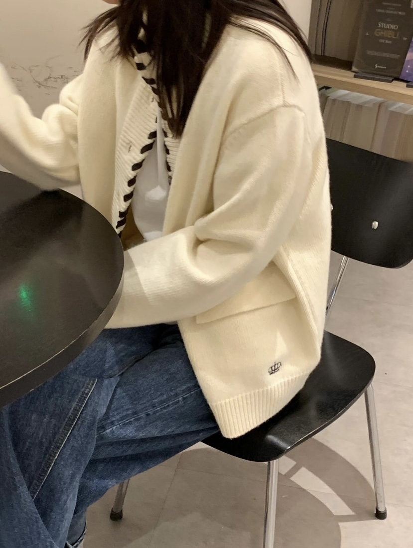 COURGETTE東大門㊣代購女士新品推薦時尚熱賣25秋冬休閑針織衫COURGETTE針織衫