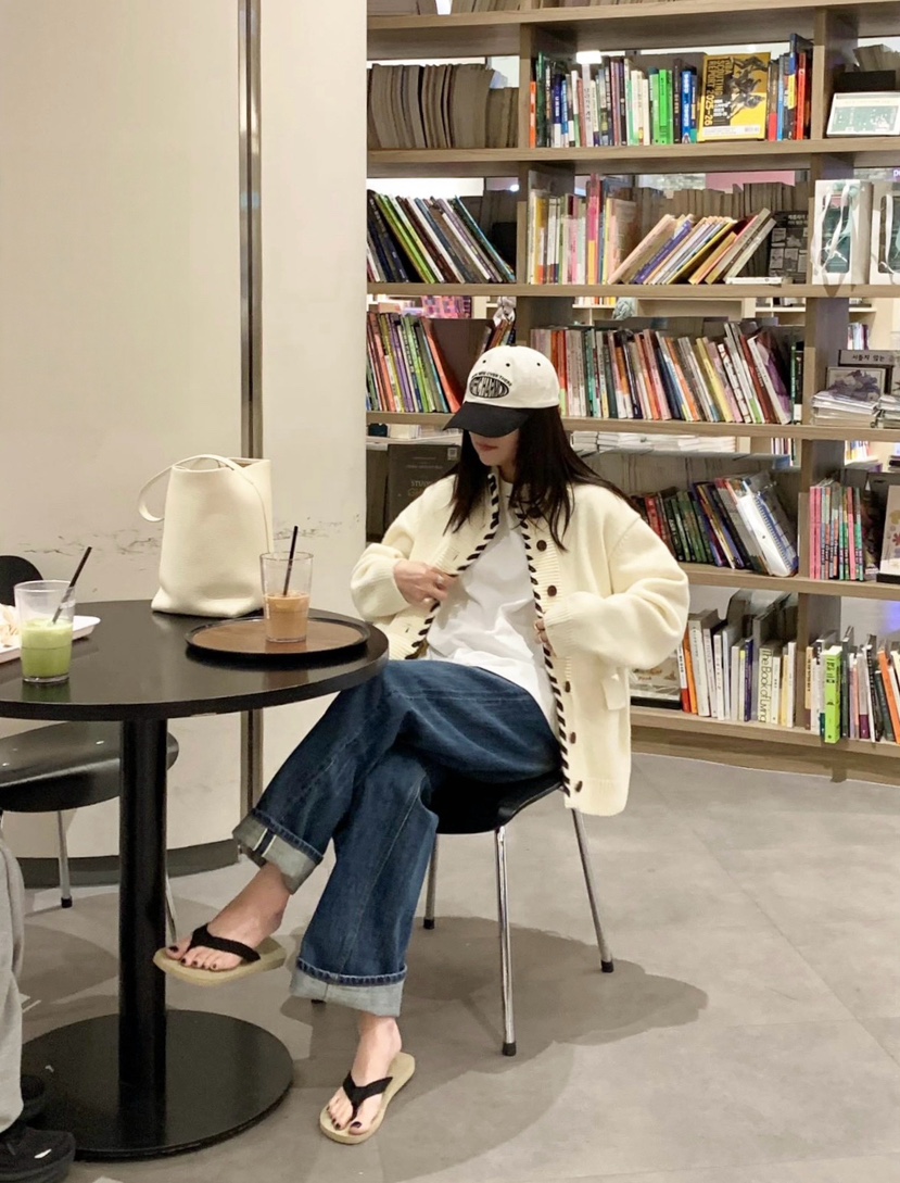 COURGETTE東大門㊣代購女士新品推薦時尚熱賣25秋冬休閑針織衫COURGETTE針織衫