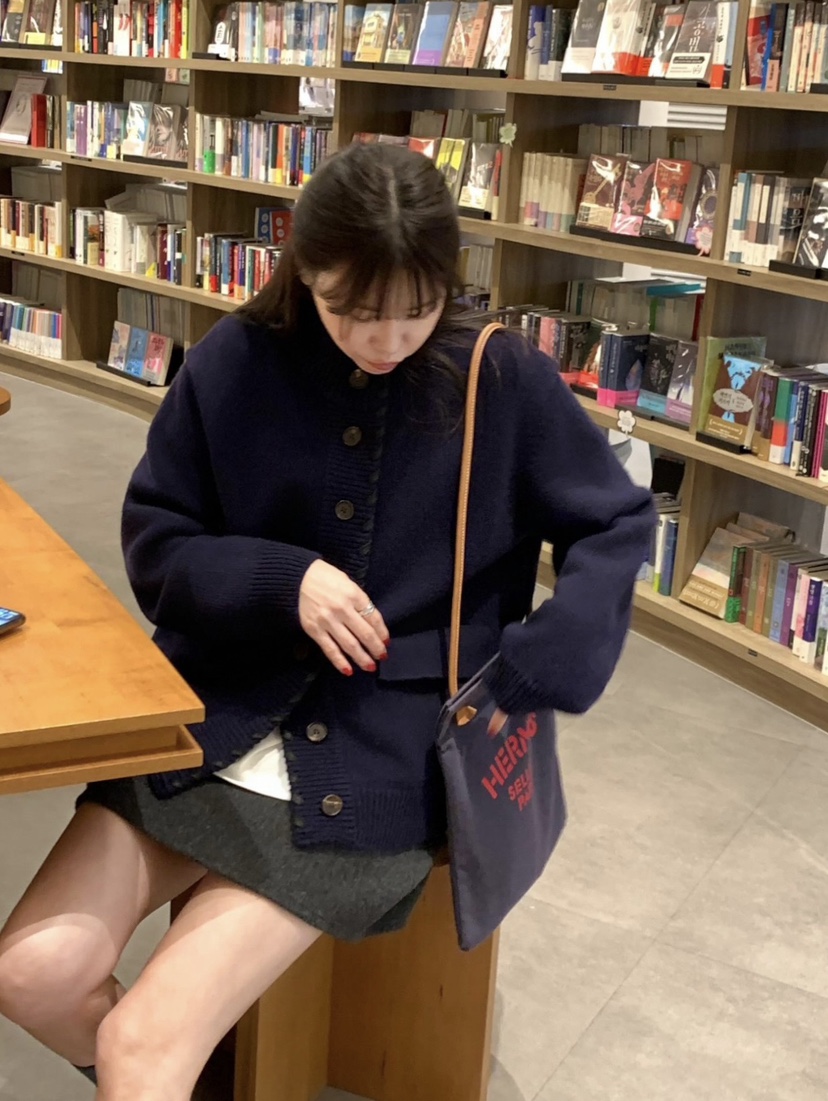 COURGETTE東大門㊣代購女士新品推薦時尚熱賣25秋冬休閑針織衫COURGETTE針織衫