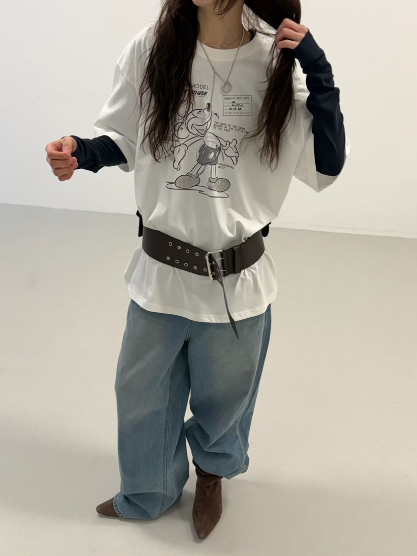 MINIMUZE東大門㊣直郵女裝新品休閑時尚25秋冬人氣熱賣推薦T恤MINIMUZET恤