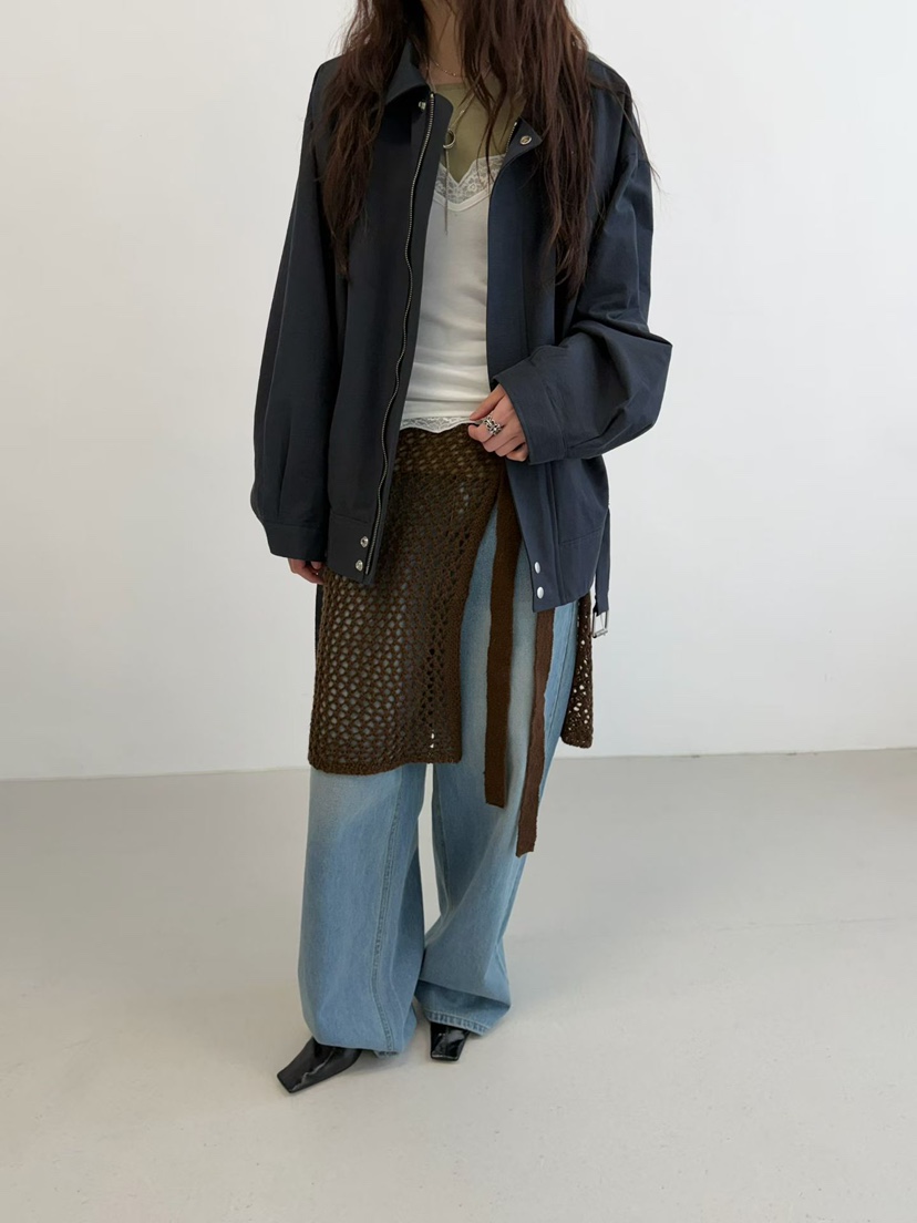 MINIMUZE韓國直郵㊣女裝新款熱賣休閑職業25秋冬半身裙中短裙MINIMUZE半身裙/中短裙