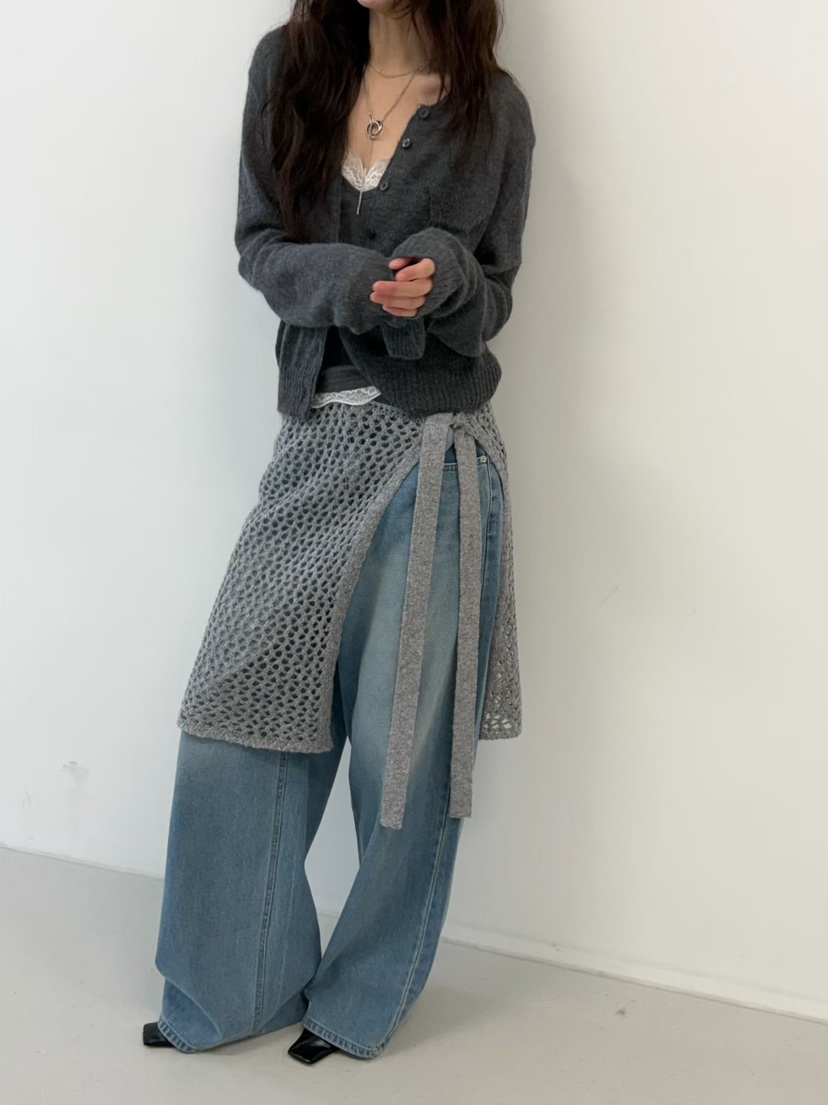 MINIMUZE韓國直郵㊣女裝新款熱賣休閑職業25秋冬半身裙中短裙MINIMUZE半身裙/中短裙