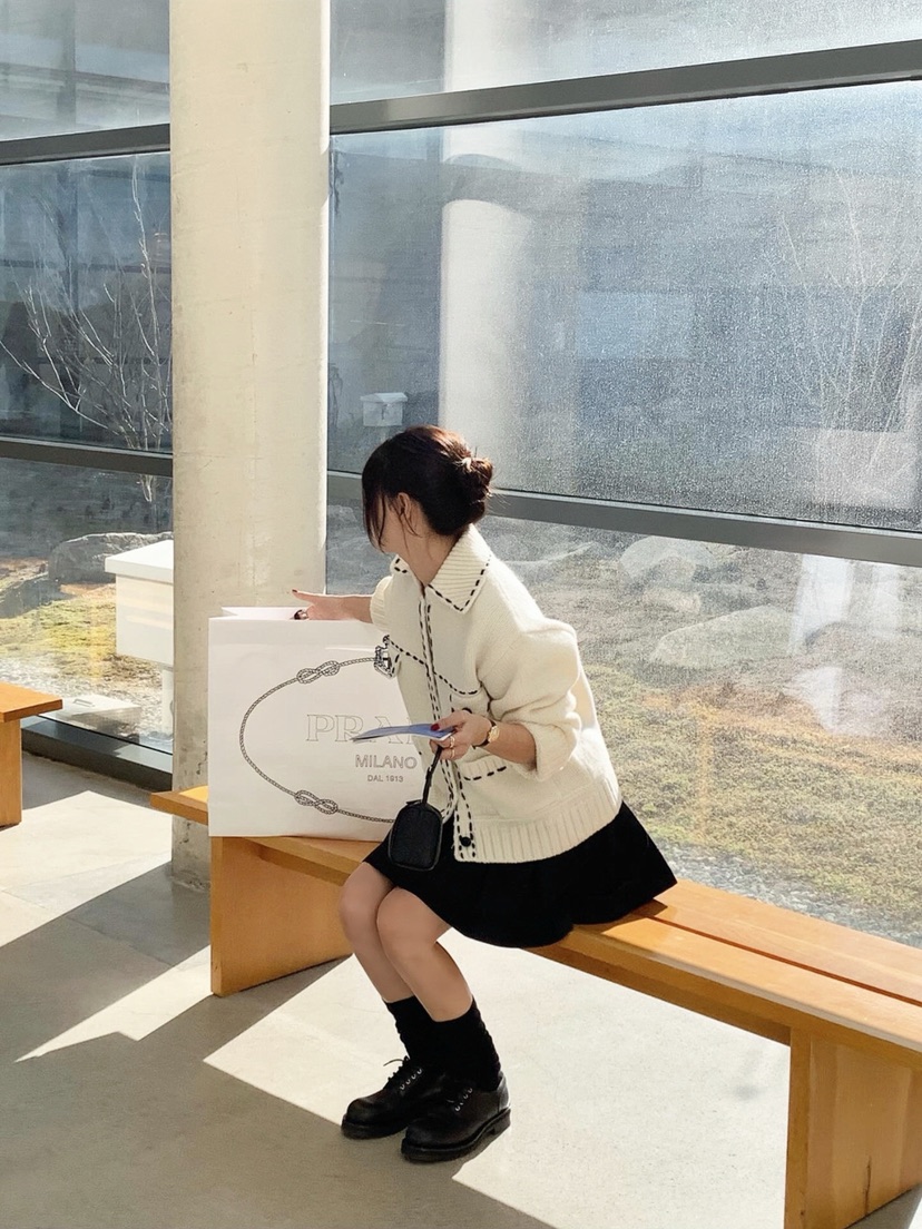 COURGETTE東大門㊣實拍女士新品職業真品25秋冬休閑推薦針織衫COURGETTE針織衫