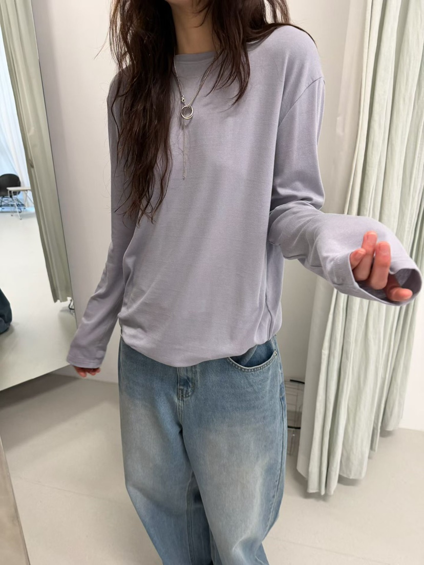 MINIMUZE韓國代購㊣女士新品人氣真品休閑25秋冬時尚長袖T恤MINIMUZE長袖T恤