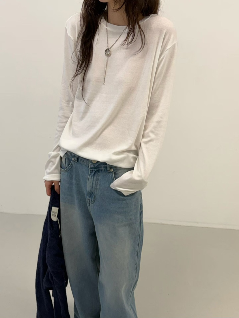 MINIMUZE韓國代購㊣女士新品人氣真品休閑25秋冬時尚長袖T恤MINIMUZE長袖T恤