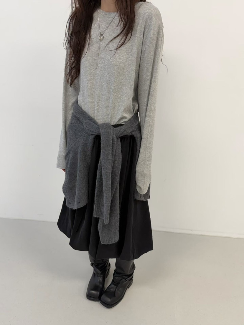 MINIMUZE韓國代購㊣女士新品人氣真品休閑25秋冬時尚長袖T恤MINIMUZE長袖T恤