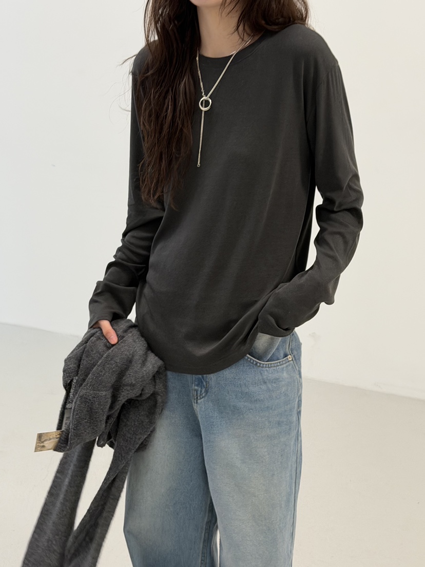 MINIMUZE韓國代購㊣女士新品人氣真品休閑25秋冬時尚長袖T恤MINIMUZE長袖T恤