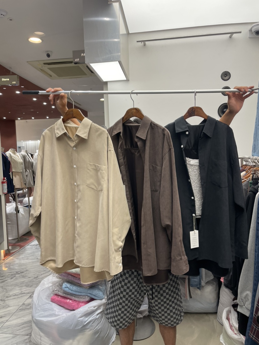 PAIRING東大門㊣直郵女裝新品推薦熱賣真品休閑襯衫蕾絲衫麂皮PAIRING襯衫/蕾絲衫