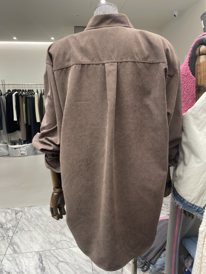 PAIRING東大門㊣直郵女裝新品推薦熱賣真品休閑襯衫蕾絲衫麂皮PAIRING襯衫/蕾絲衫