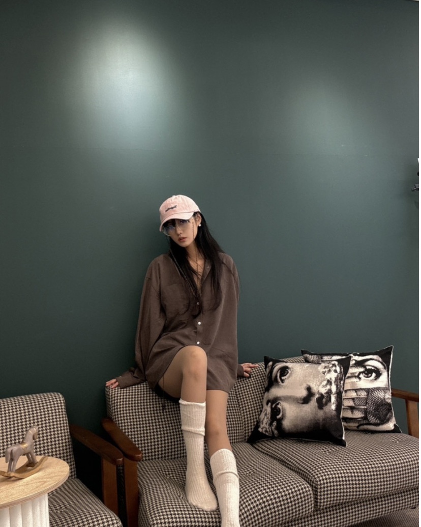 PAIRING東大門㊣直郵女裝新品推薦熱賣真品休閑襯衫蕾絲衫麂皮PAIRING襯衫/蕾絲衫